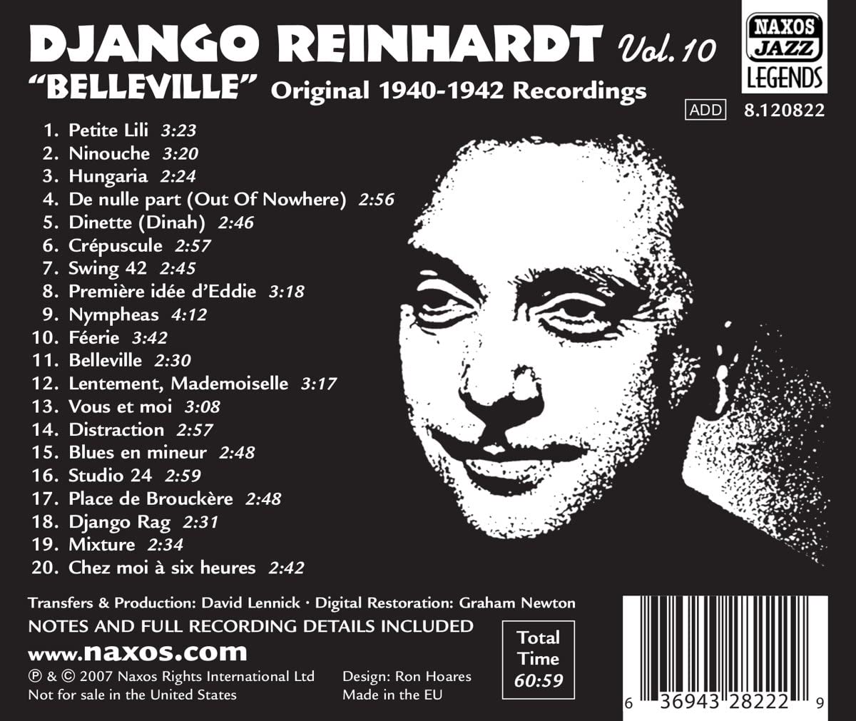 Django Reinhardt: Belleville Vol. 10 - slide-1