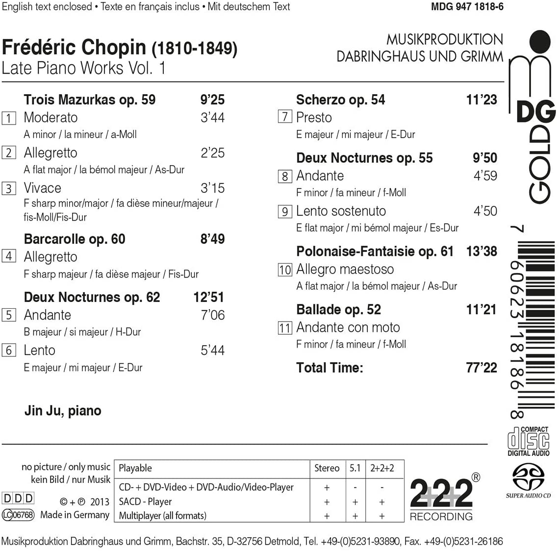 Chopin: Late piano works - slide-1