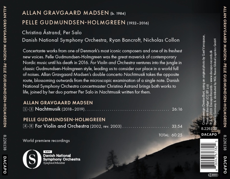 Gravgaard Madsen: Nachtmusik; Gudmundsen-Holmgreen: For Violin and Orchestra - slide-1