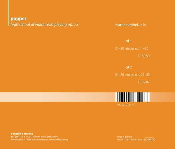 Popper: High School of Violoncello Playing - slide-1