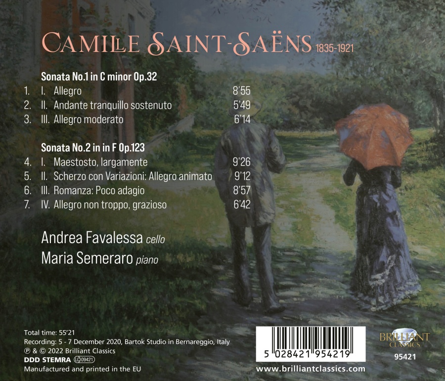 Saint-Saëns: Cello Sonatas - slide-1