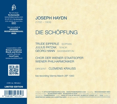 Haydn: Die Schöpfung, Live recording Wiedeń 28.03.1943 - slide-1