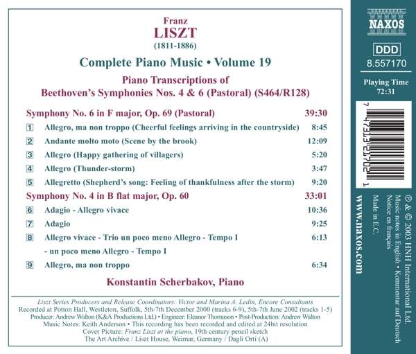 LISZT: Piano Music vol.19 - slide-1