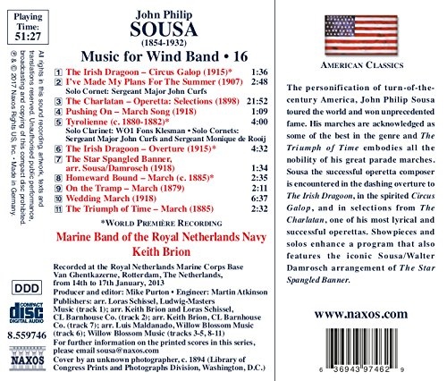 Sousa: Music for Wind Band Vol. 16 - slide-1