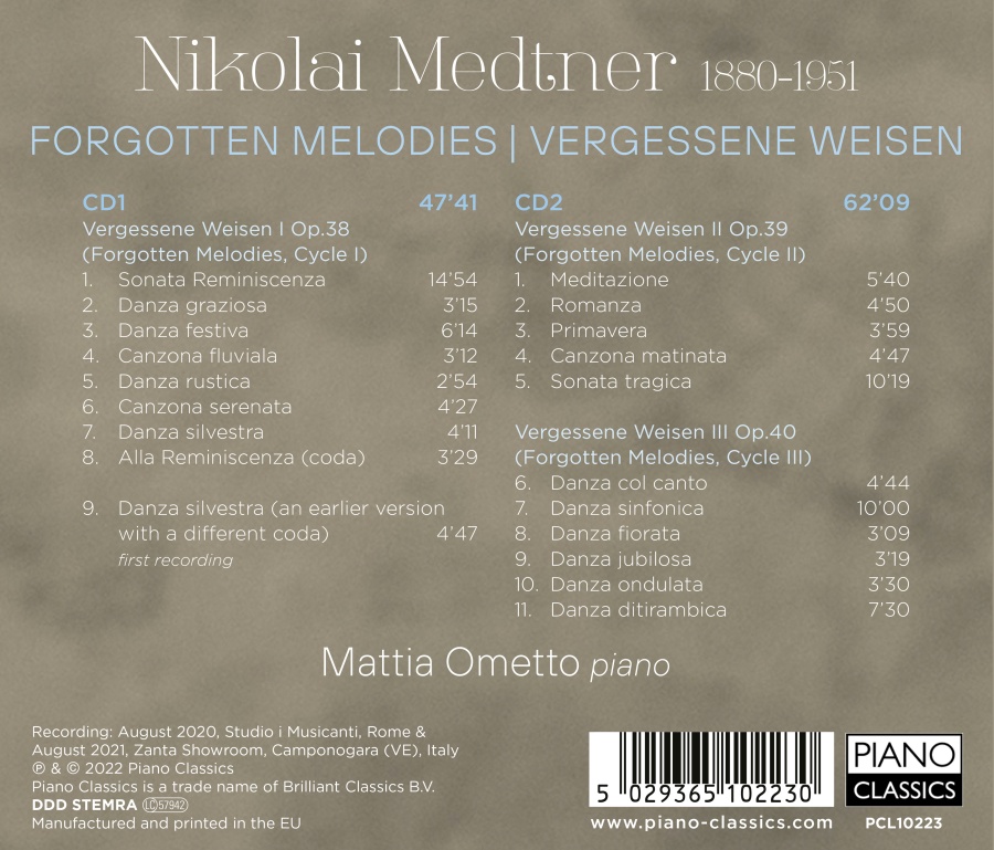 Medtner: Forgotten Melodies - slide-1