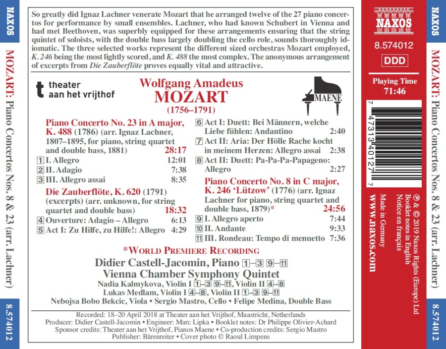 Mozart: Piano Concertos Nos. 8 and 23 - slide-1