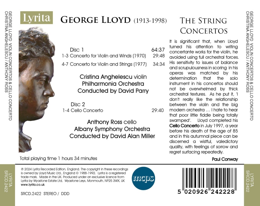 Lloyd: The Violin & Cello Concertos - slide-1