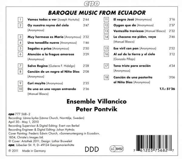 Una tonadilla nueva ! - Baroque Music from Ecuador - slide-1