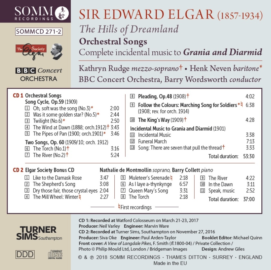 Elgar: Orchestral Songs - slide-1