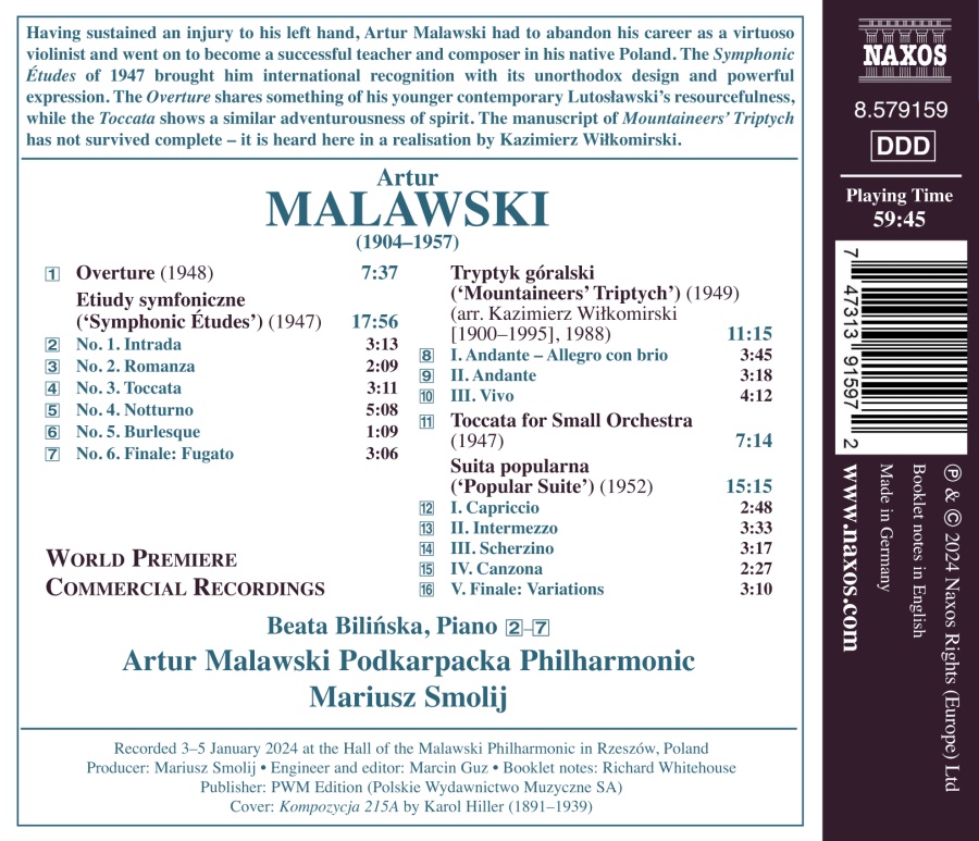 Malawski: Orchestral Works - slide-1