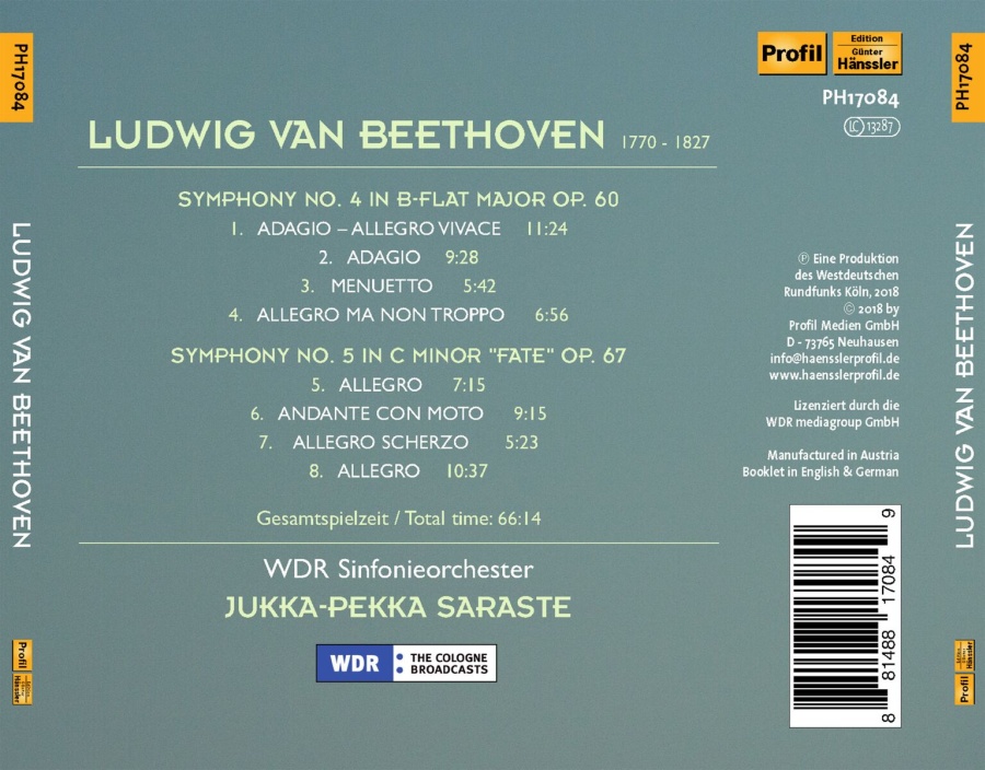Beethoven: Symphonies 4 & 5 - slide-1