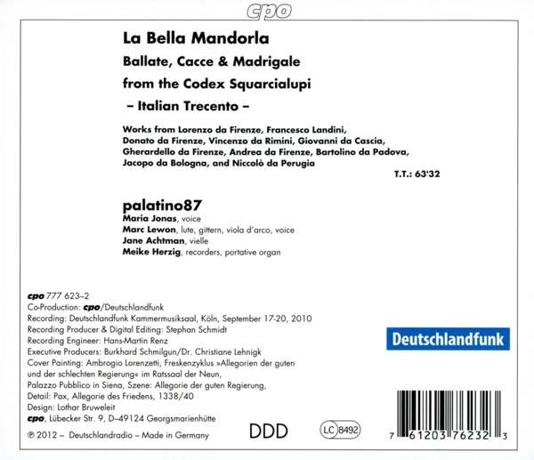 La Bella Mandorla - Madrigals from the Codex Squarcialupi - slide-1