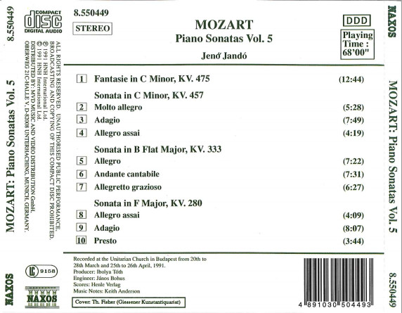 Mozart: Piano Sonatas Nos 2, 13 and 14 / Fantasia, K. 475 - slide-1
