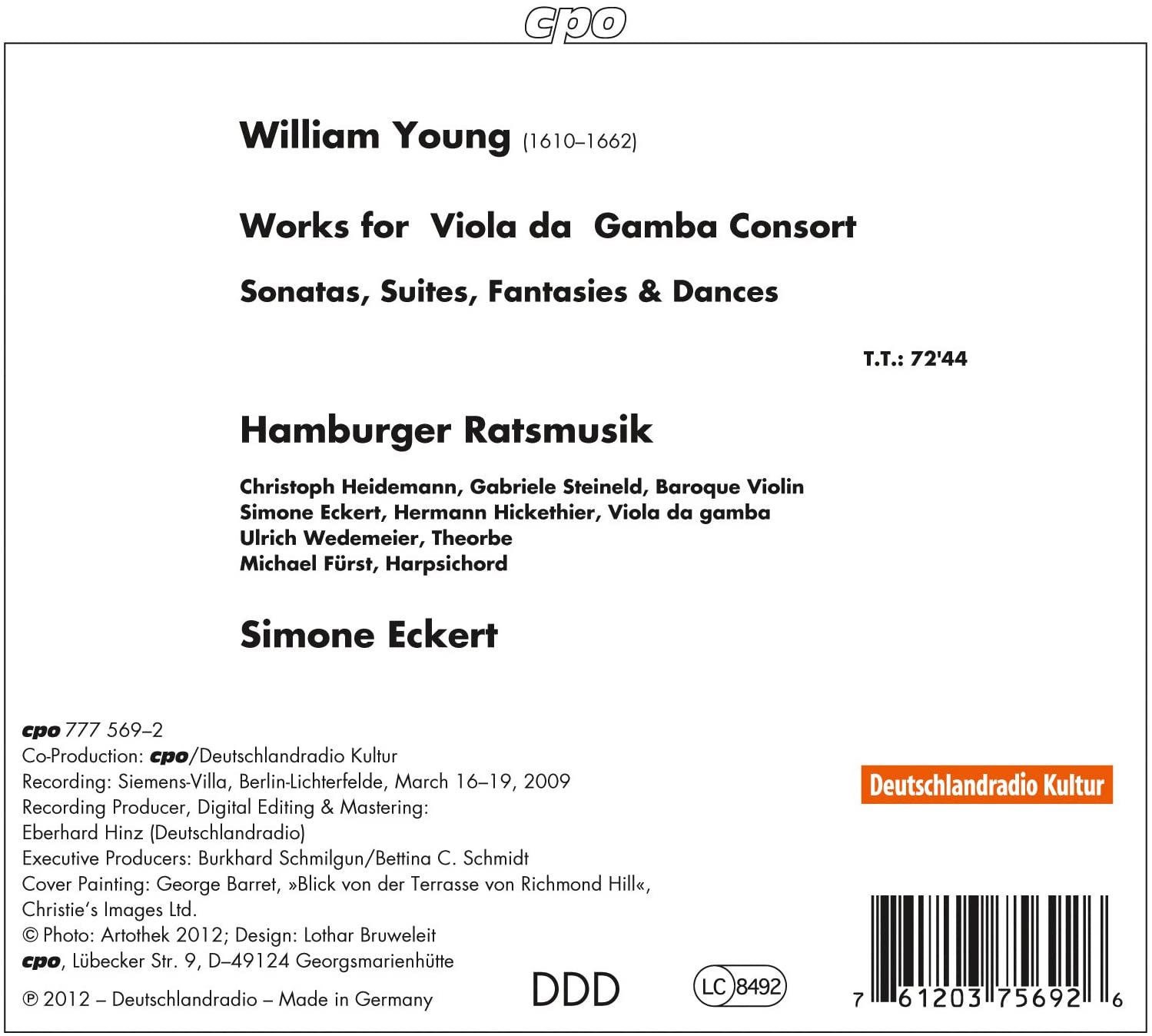 Young: Works for Viola da Gamba Consort - slide-1