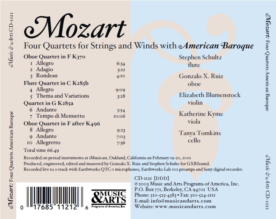 Mozart: Four Quartets - slide-1