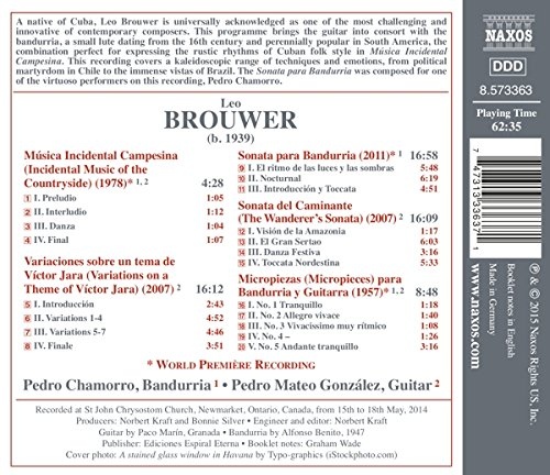 Brouwer: Music for Bandurria and Guitar - slide-1