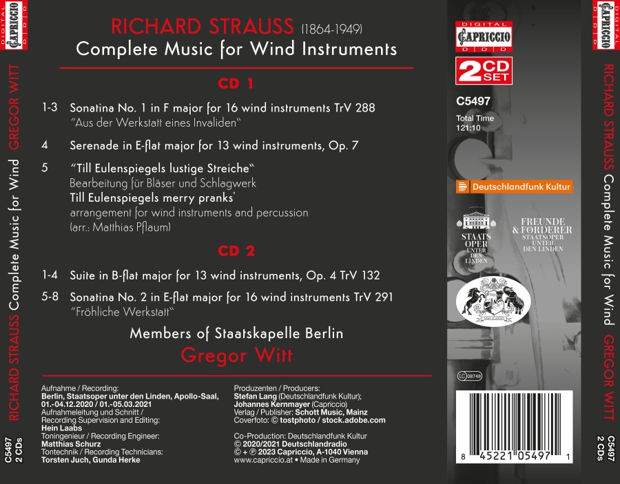 Strauss: Complete Music for Wind Instruments - slide-1