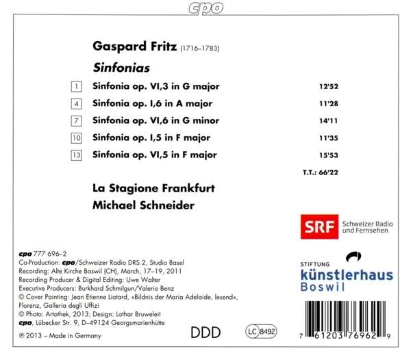 Fritz: 5 Sinfonias op. 1 & op. 6 - slide-1