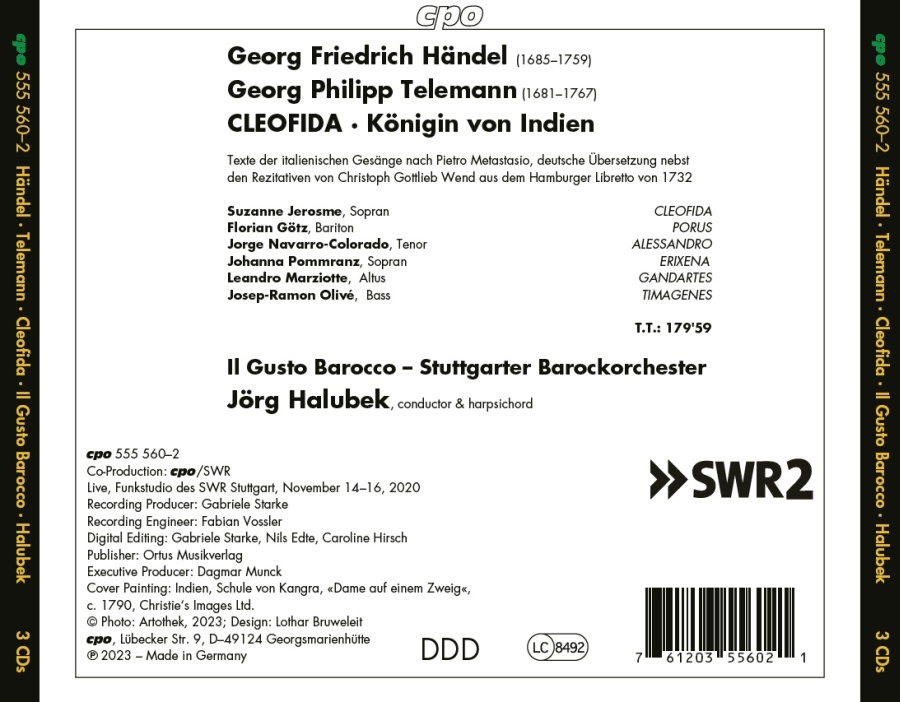 Händel - Telemann: Cleofida, Königin von Indien - slide-1