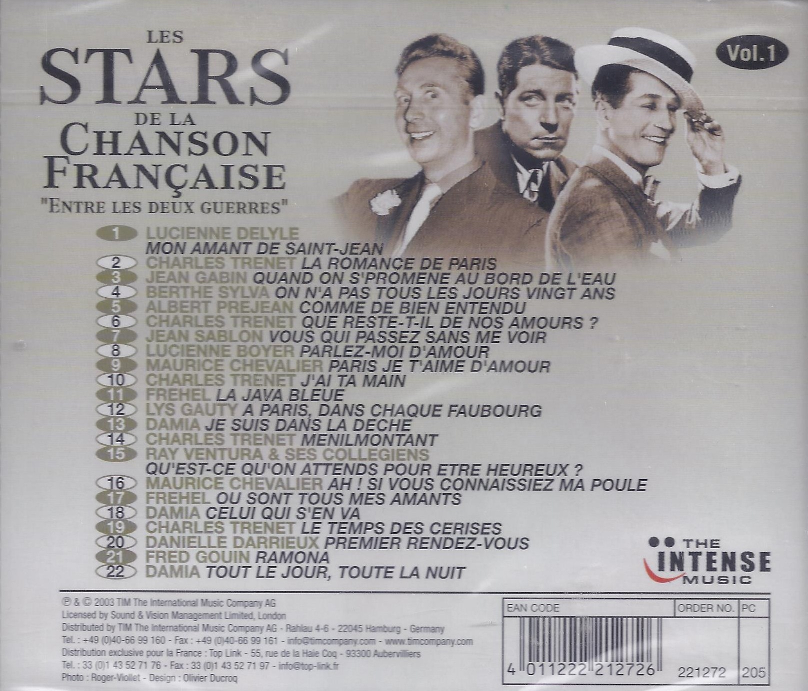 Stars de la Chanson Franciase- vol. 1 - slide-1