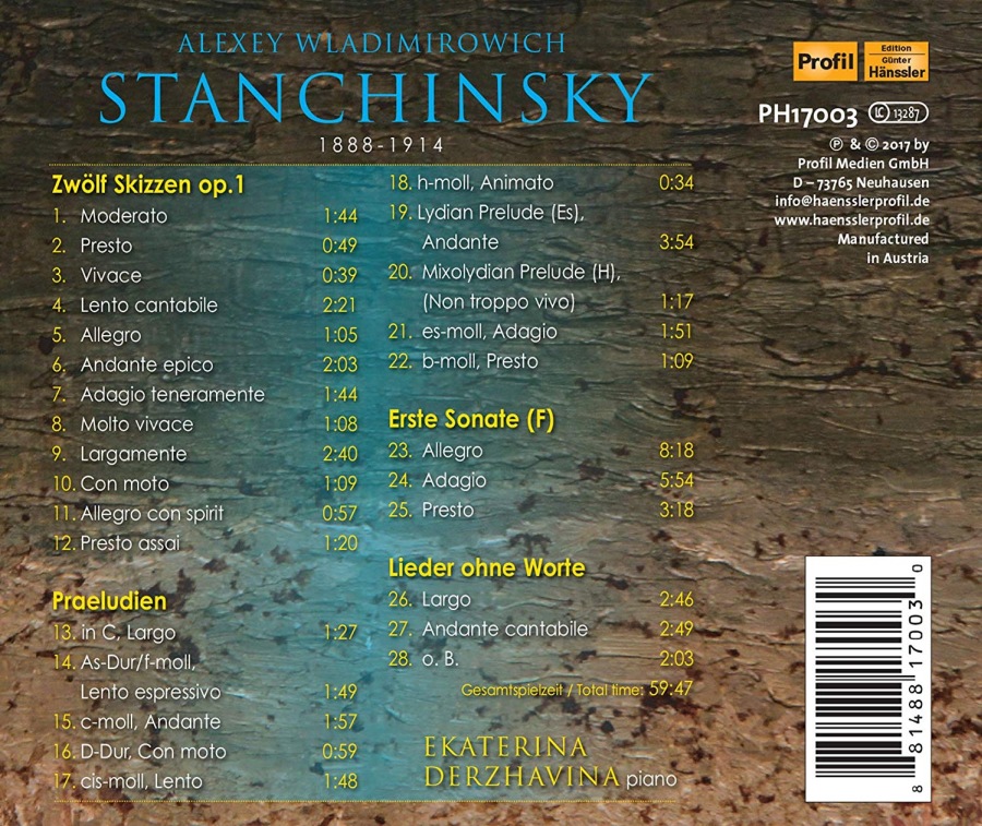 Stanchinsky: Piano Works - slide-1