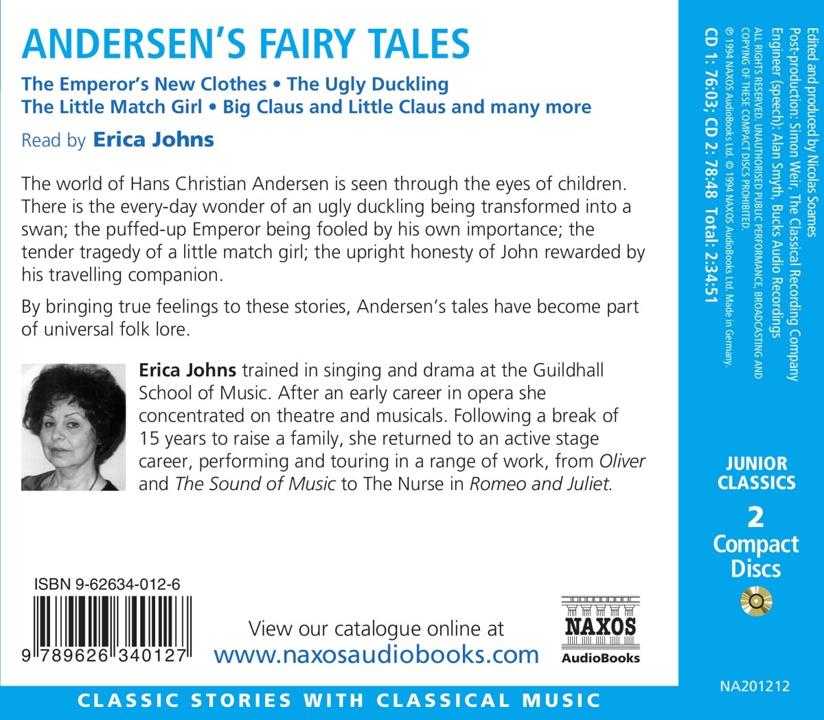 Andersen's Fairy Tales: The Ugly Duckling, The Emperor's New Clothes, etc. (Children's Classics) - slide-1