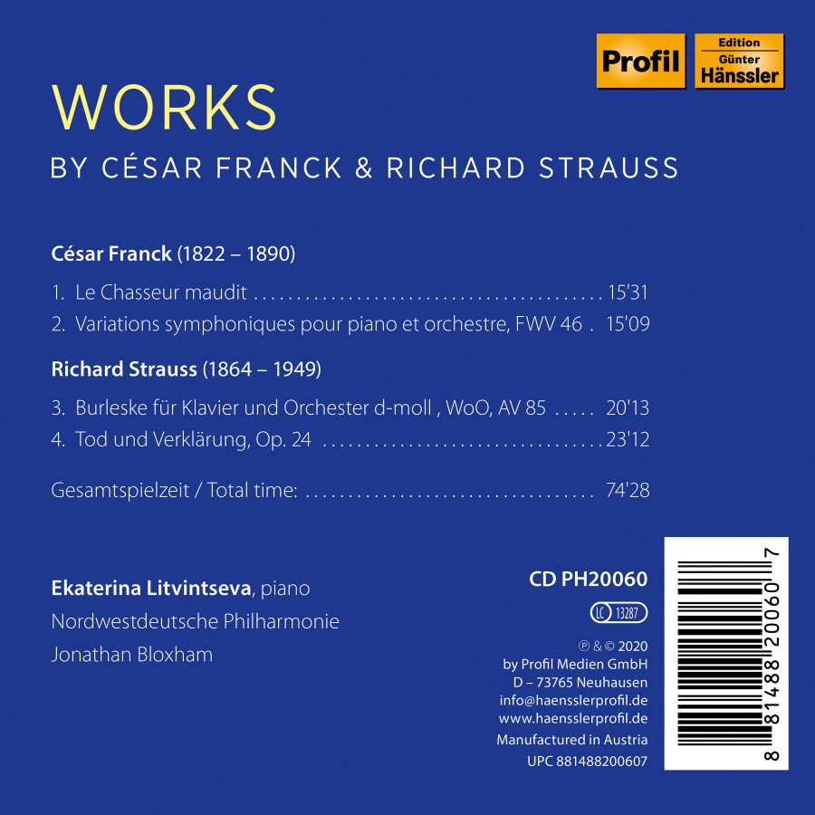Franck; Strauss: Piano Works - slide-1