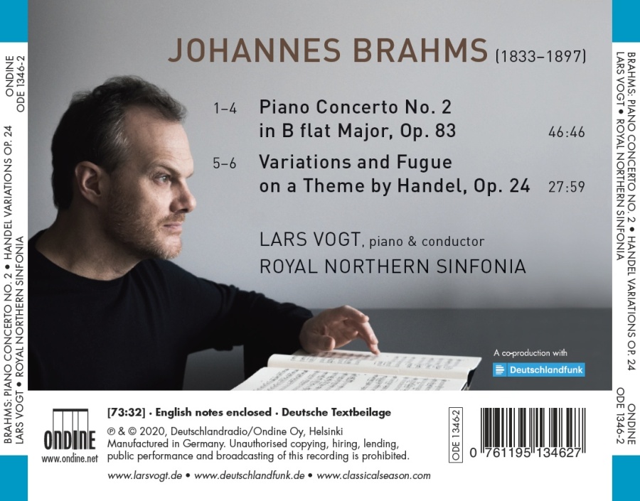 Brahms: Piano Concerto No. 2; Handel Variations - slide-1