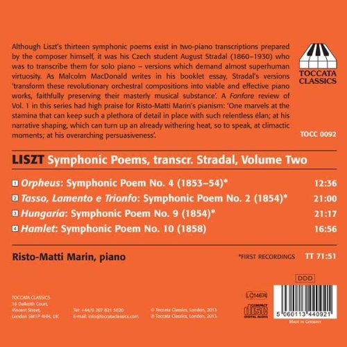 Liszt: Complete Symphonic Poems transcribed for solo piano Volume 2 - slide-1