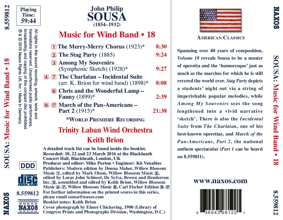 Sousa: Music for Wind Band Vol. 18 - slide-1