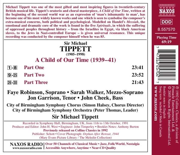 TIPPETT: A Child of Our Time - slide-1
