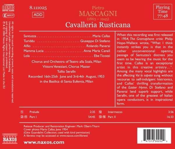 Mascagni: Cavalleria rusticana - 1953 - slide-1