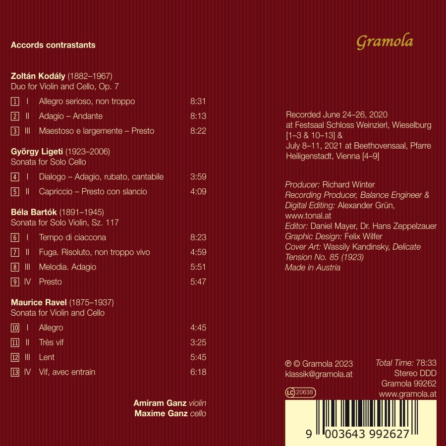 Accords contrastants - Solo Sonatas and Duos - slide-1