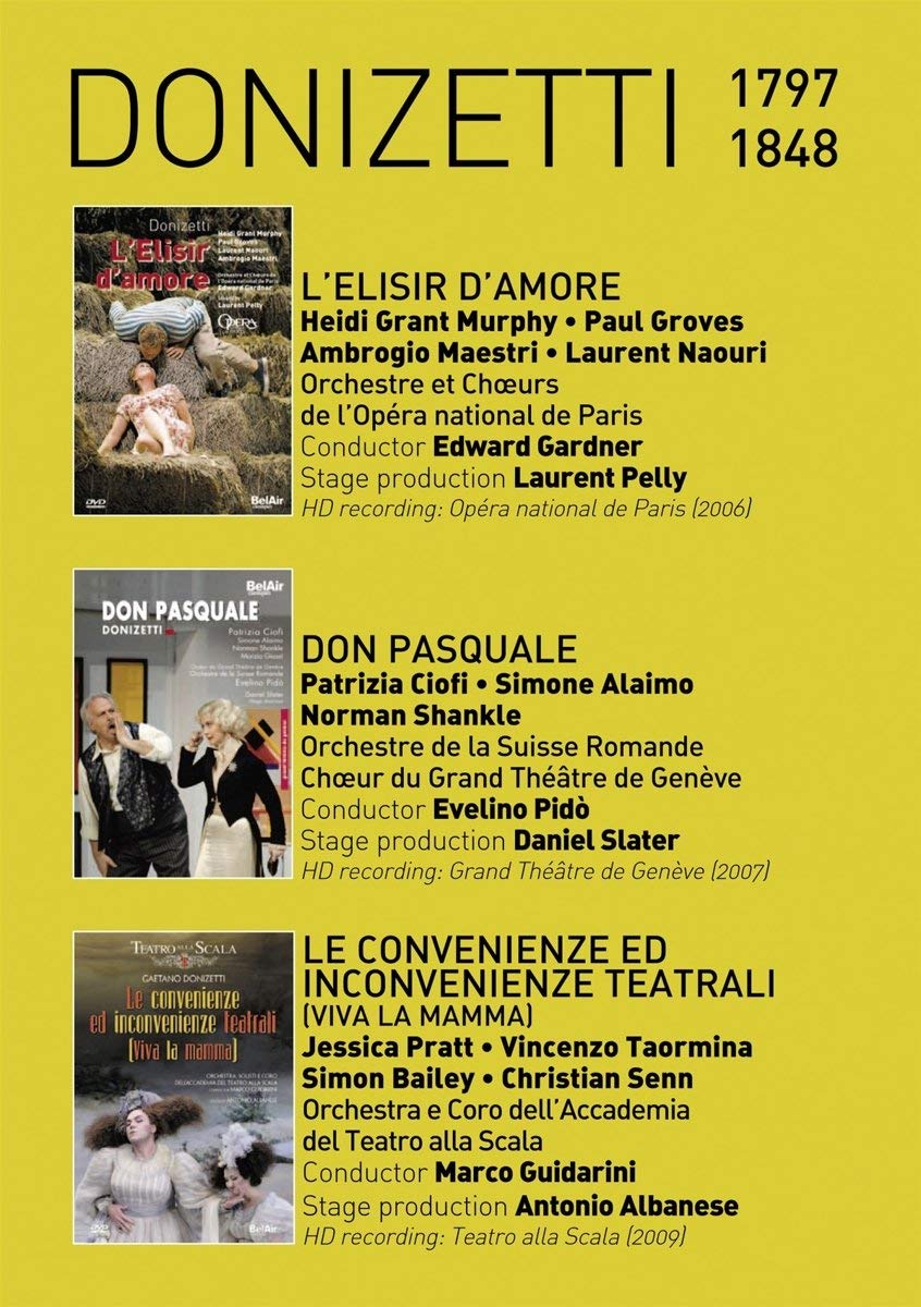 Donizetti: L Elisir d Amore; Don Pasquale - slide-1