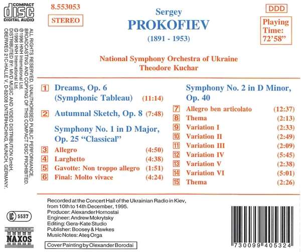 Prokofiev: Symphonies nos. 1 & 2 - slide-1