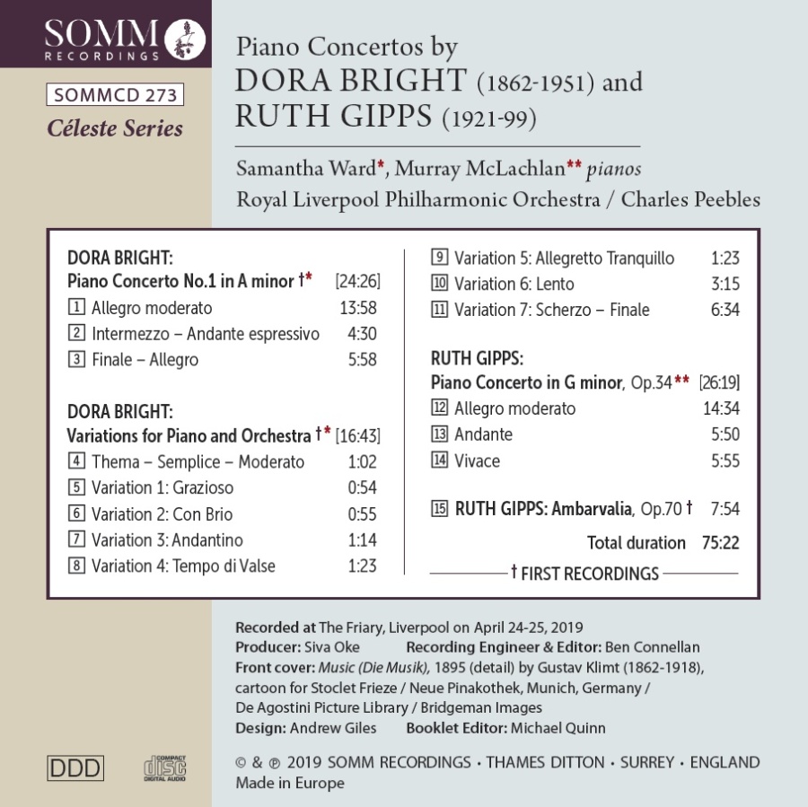 Piano Concertos by Dora Bright and Ruth Gipps - slide-1