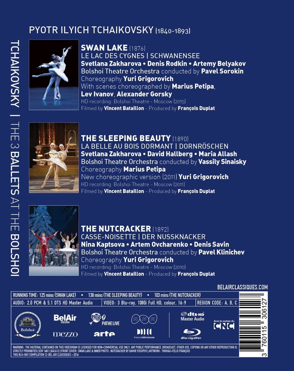 Tchaikovsky: The 3 Ballets at the Bolshoi - slide-1