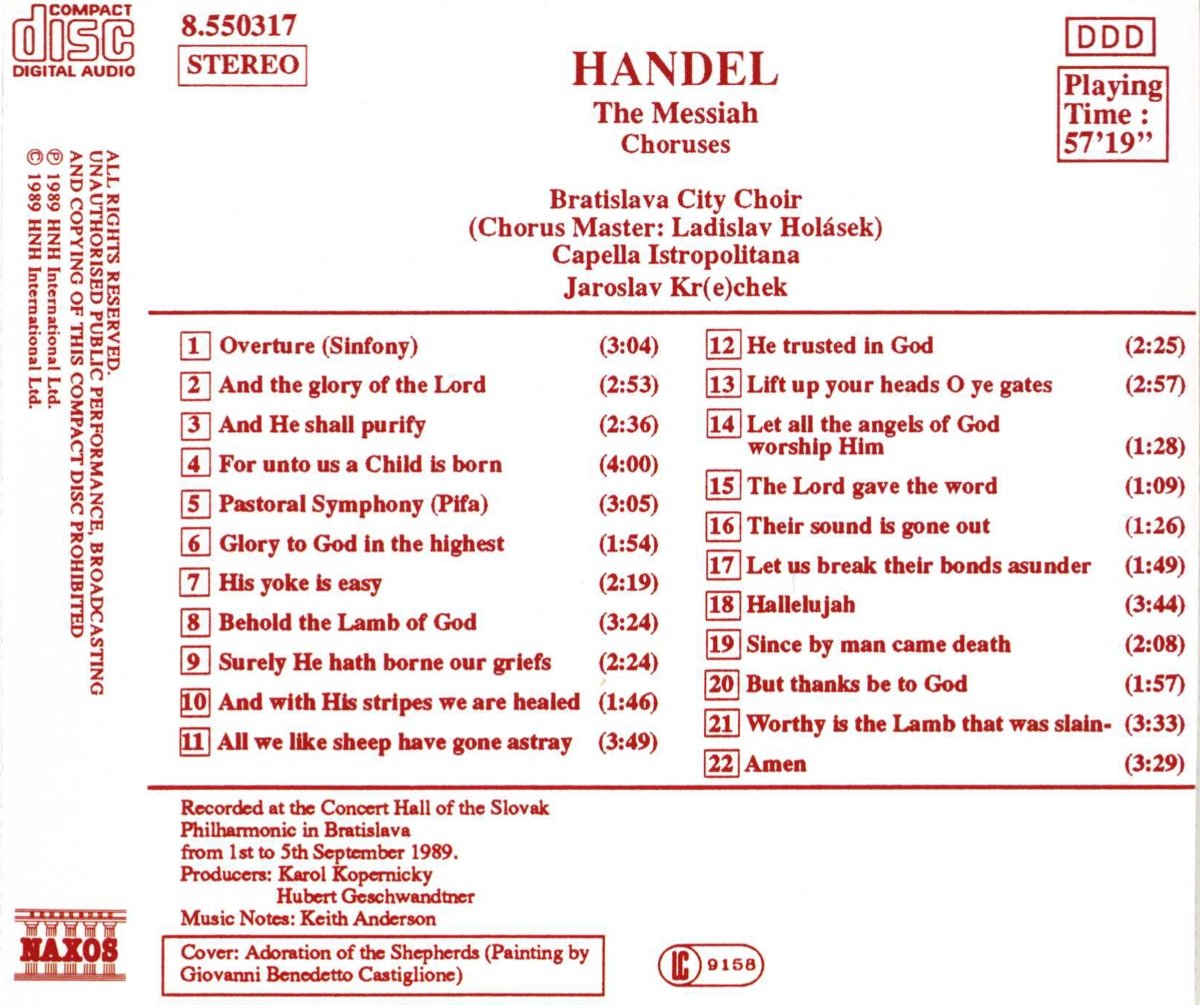 Handel: The Messiah / Choruses - slide-1
