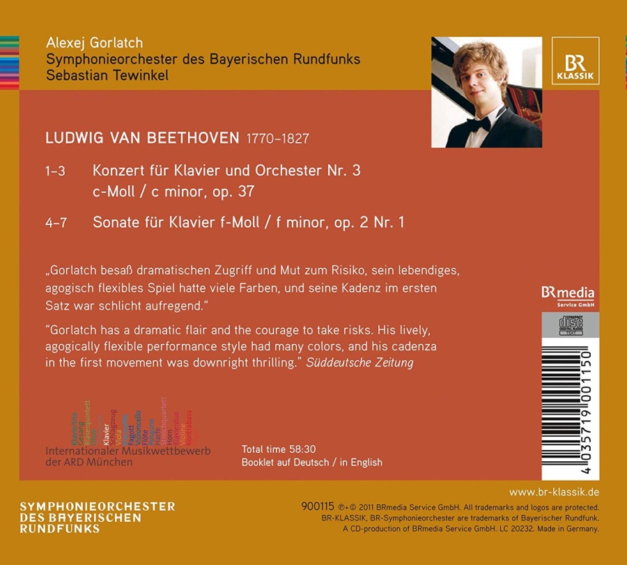 Beethoven: Piano Concerto No. 3, Piano Sonata op. 2 Nr. 1 - slide-1