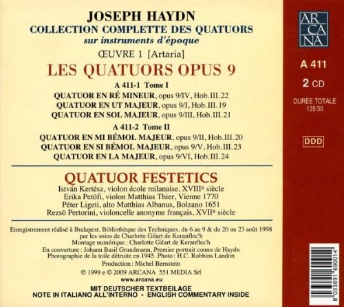 Haydn: Les Quatuors Œuvre 9 - slide-1