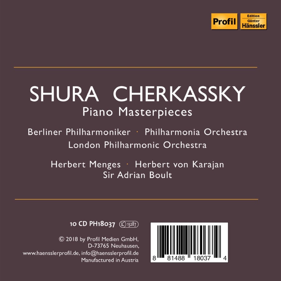Shura Cherkassky - Piano Masterpieces - slide-1