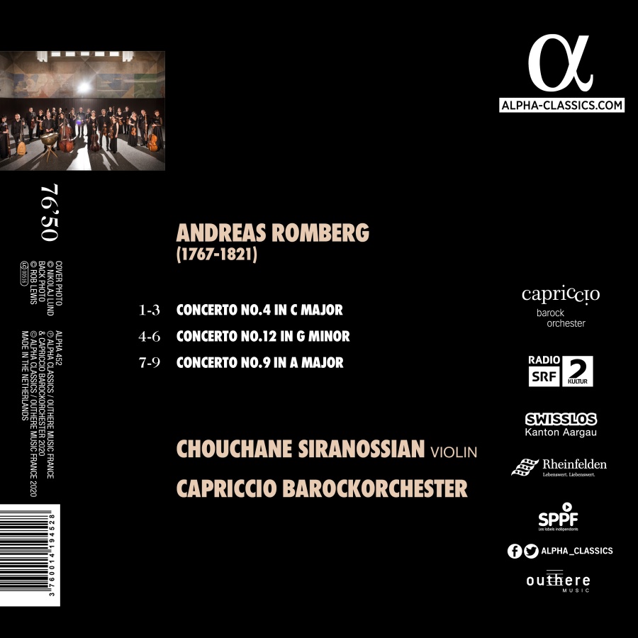Romberg: Violin Concertos - slide-1