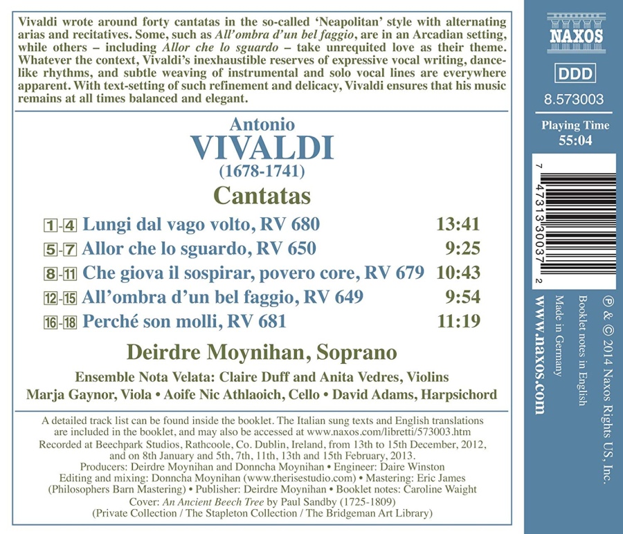 Vivaldi: Cantatas - All’ombra d’un bel faggio, Lungi dal vago volto - slide-1