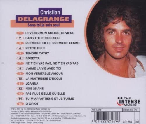 Christian Delagrange ‎– Sans Toi Je Suis Seul - slide-1