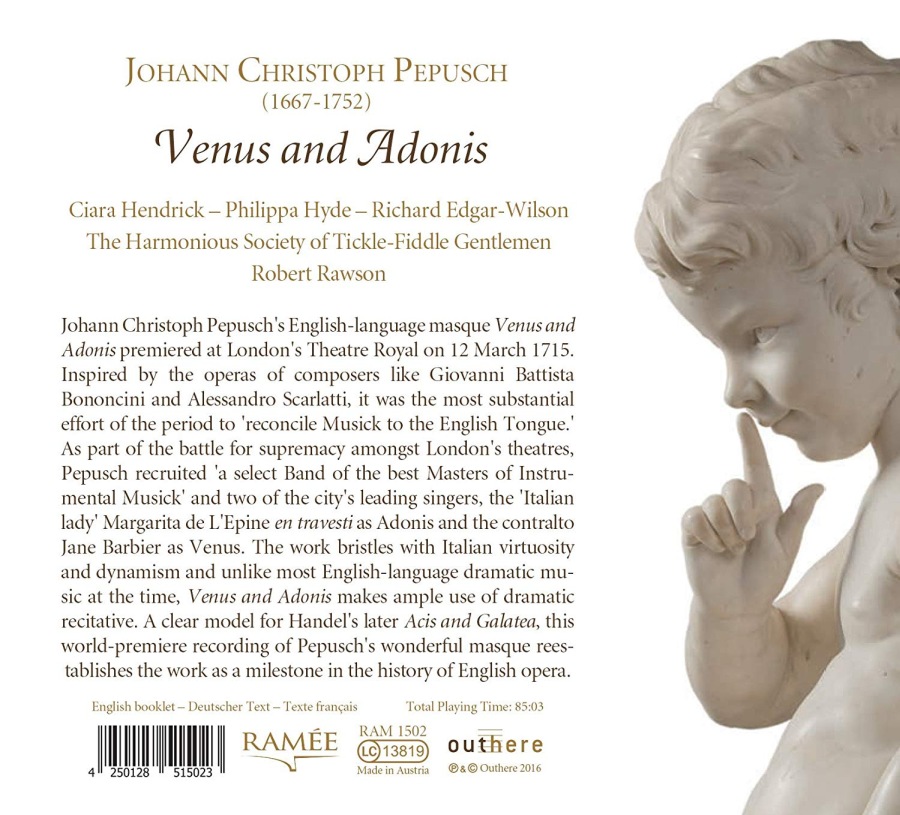 Pepusch: Venus and Adonis - slide-1