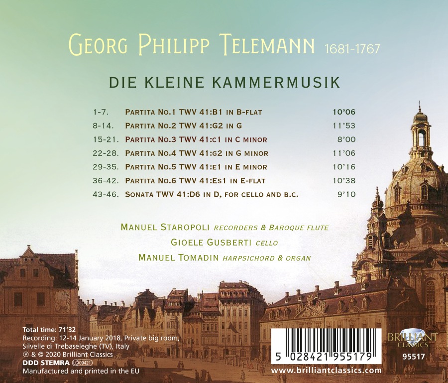 Telemann: Die Kleine Kammermusik - slide-1
