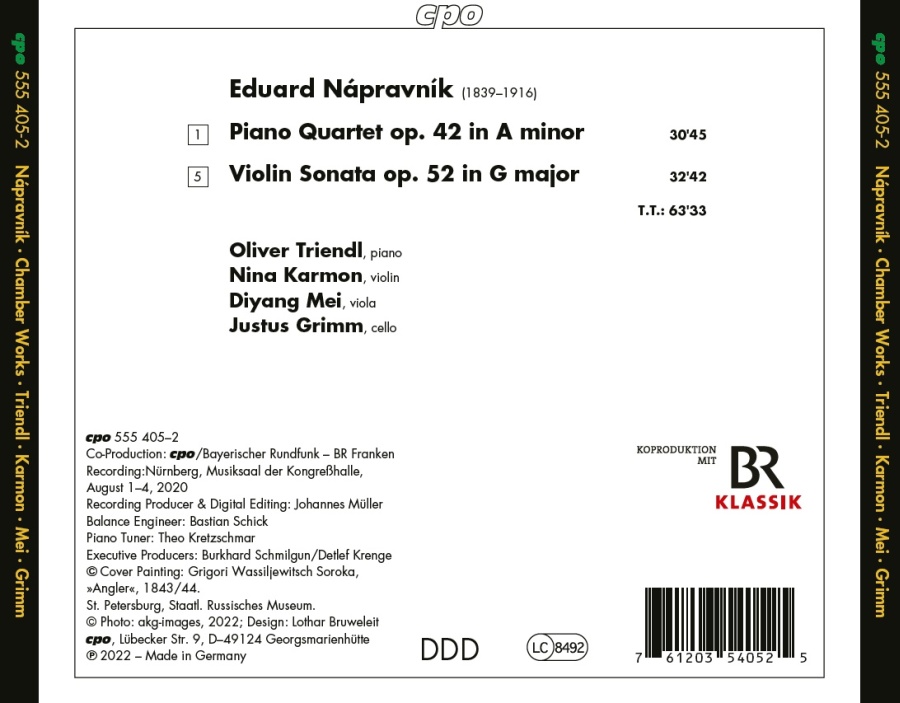 Náprávnik: Piano Quartet; Violin Sonata - slide-1