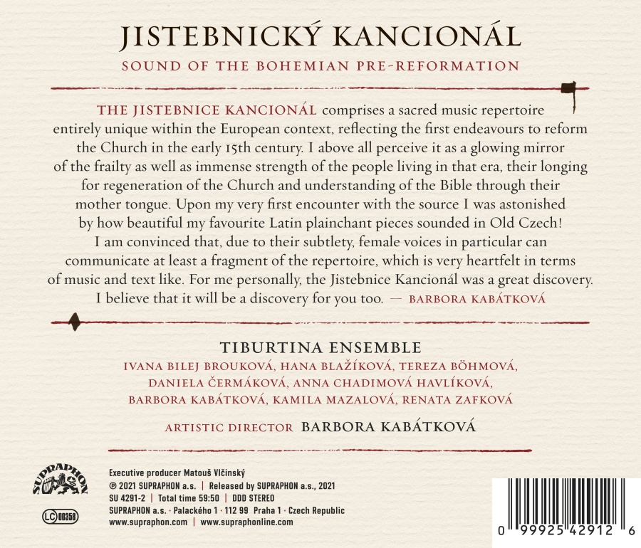 Jistebnický kancionál - Sound of the Bohemian Pre-Reformation - slide-1