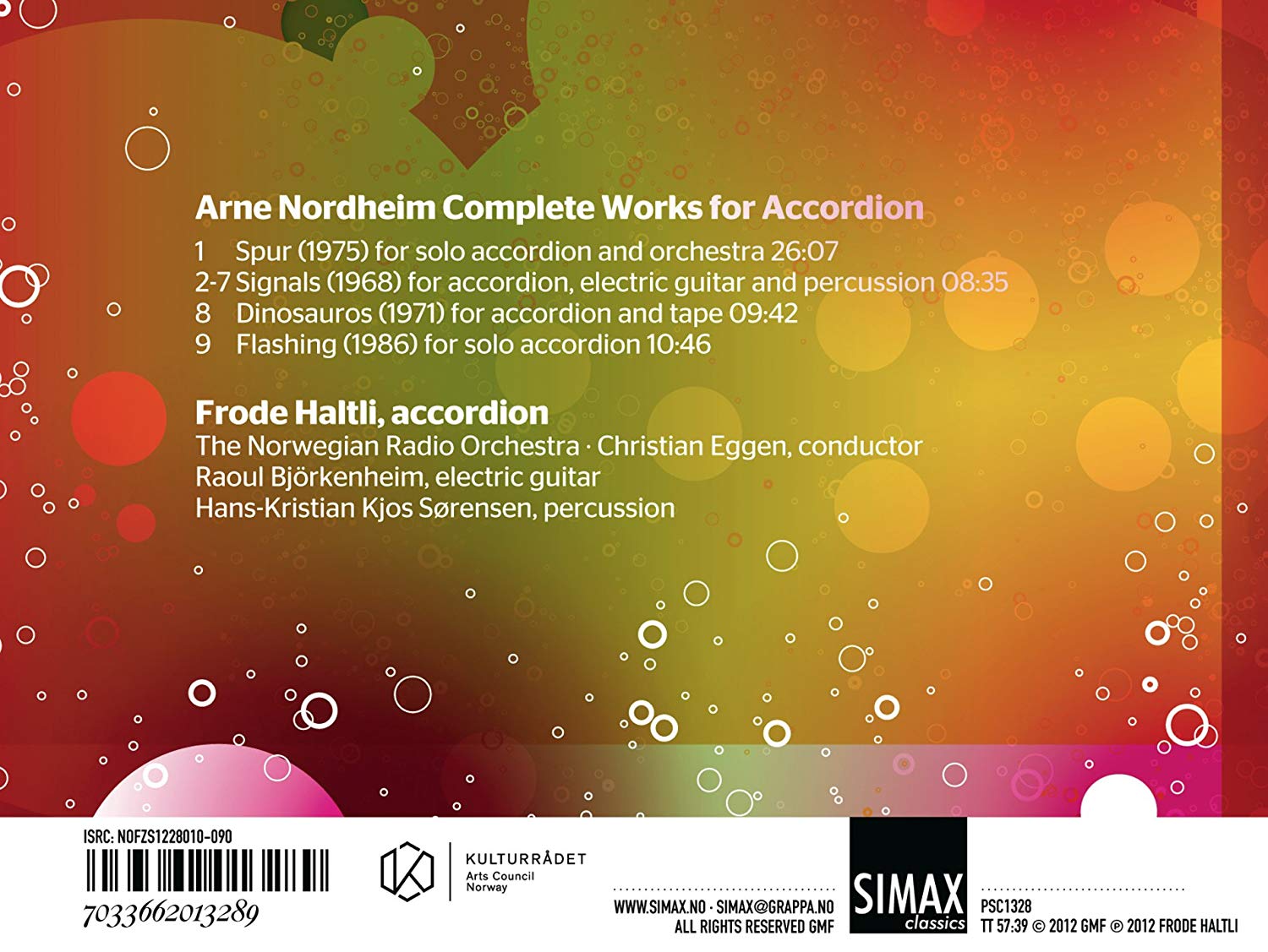 Arne Nordheim: Complete Accordion Works - slide-1