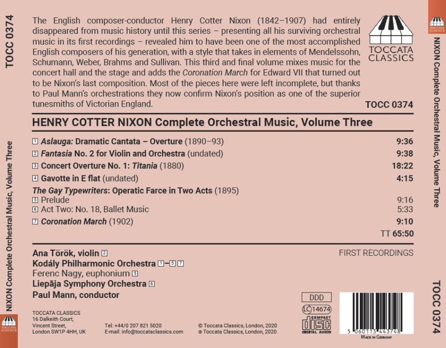 Nixon: Orchestral Music Vol. 3 - slide-1